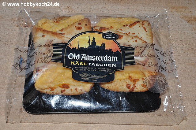 Verpackte Old Amsterdam Käsetaschen